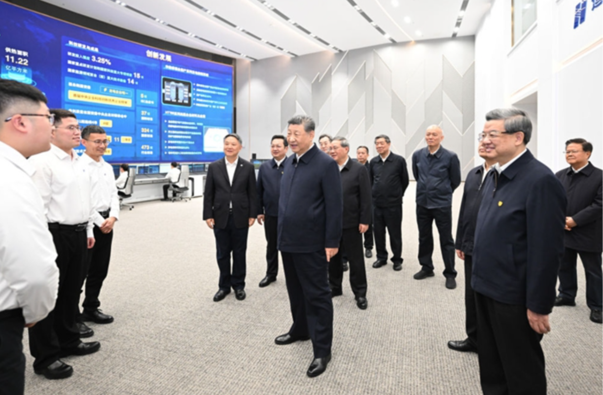 习近平在河北雄安新区考察